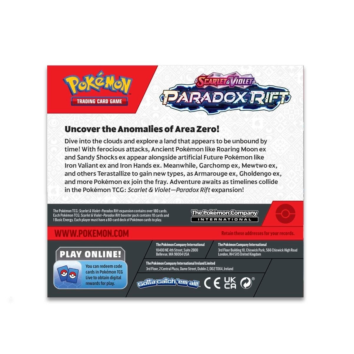 Pokémon TCG: Paradox Rift Booster Box