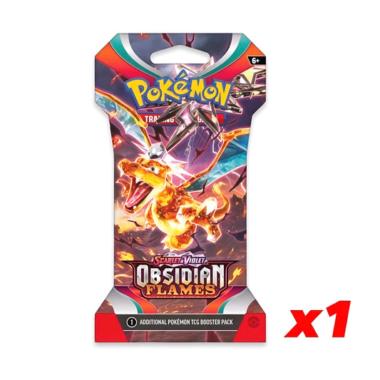 Pokémon TCG: Obsidian Flames (x1) Sleeved Booster Pack