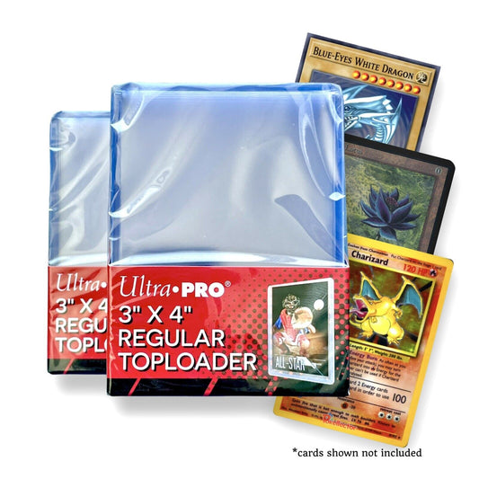 Ultra Pro x50 Regular 3x4 Top Loaders Card Protectors (2) 25 Packs