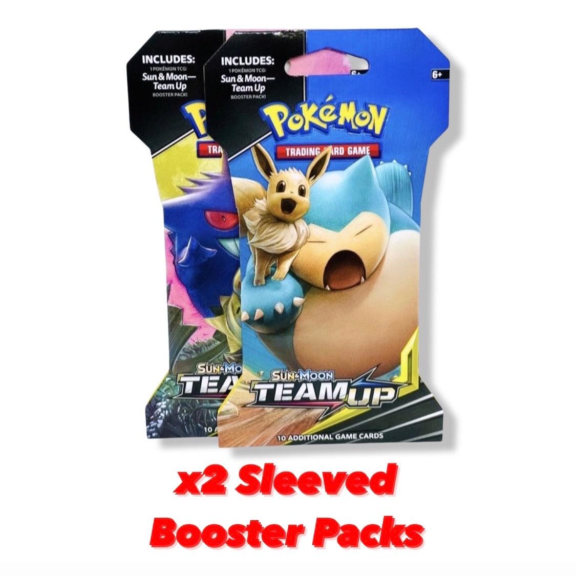 Pokémon TCG: (x2) Sun & Moon Team Up Sleeved Booster Packs