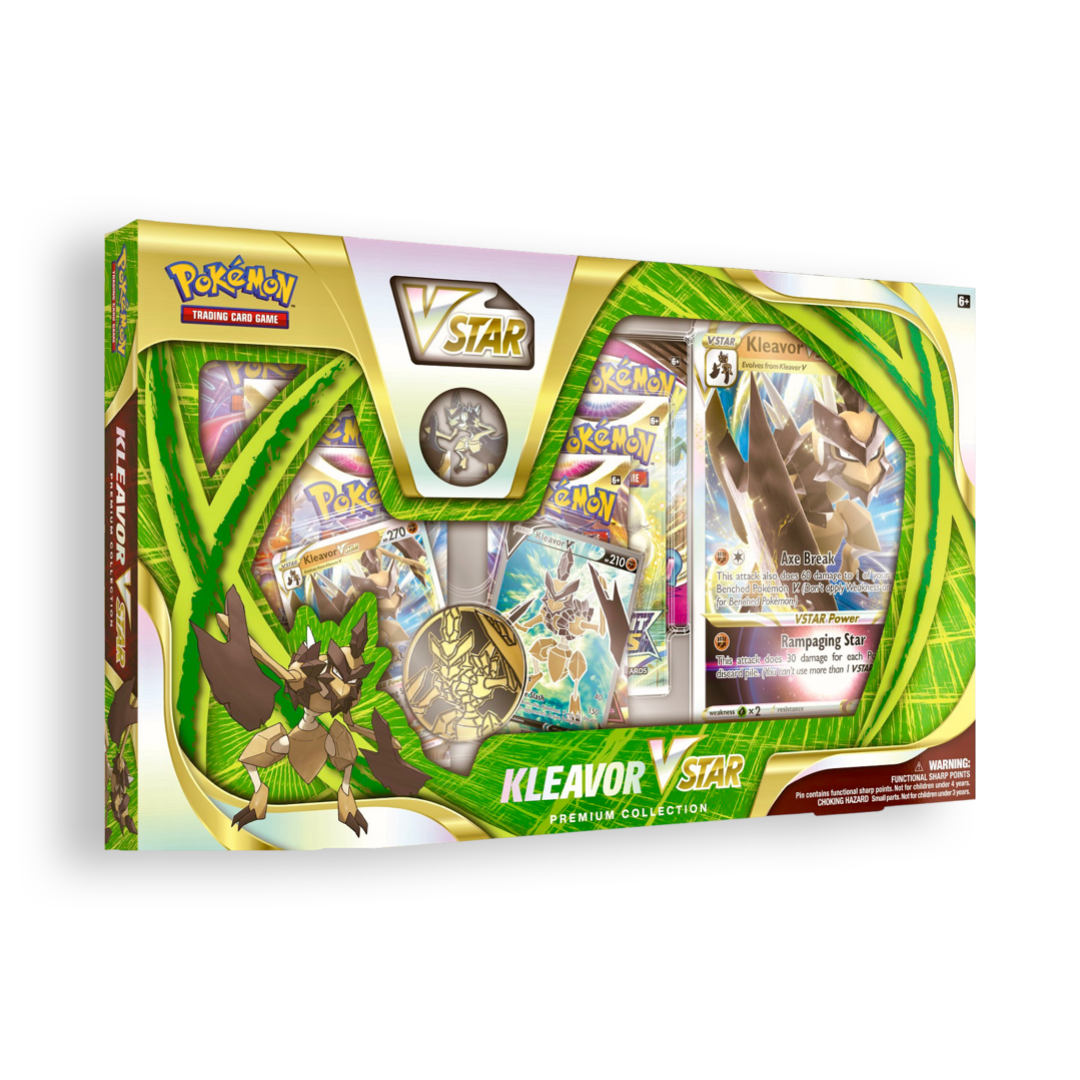 Pokémon TCG: Kleavor VSTAR Premium Collection Box – PSAPIKACHU