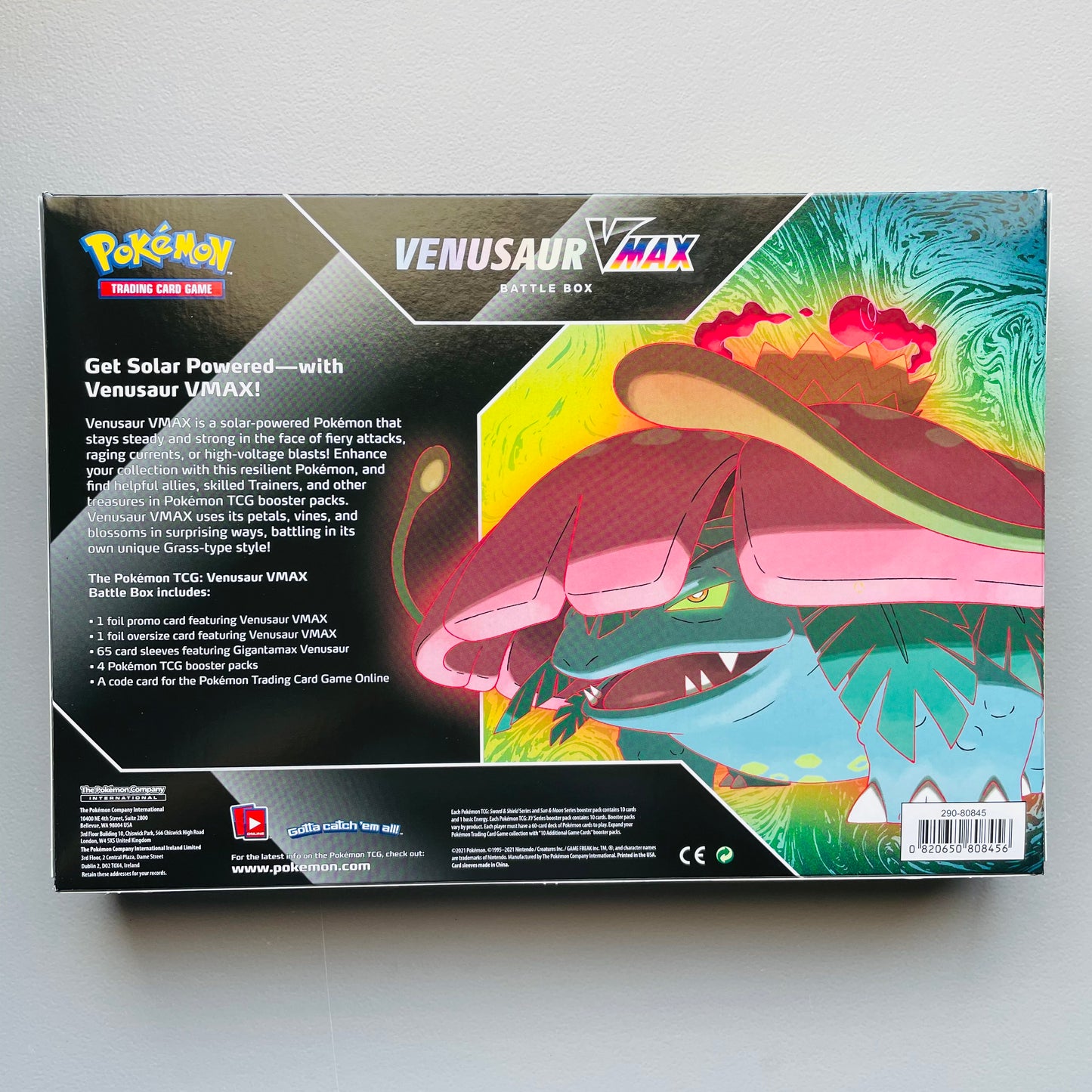 Pokemon TCG - Venusaur VMAX Battle Box